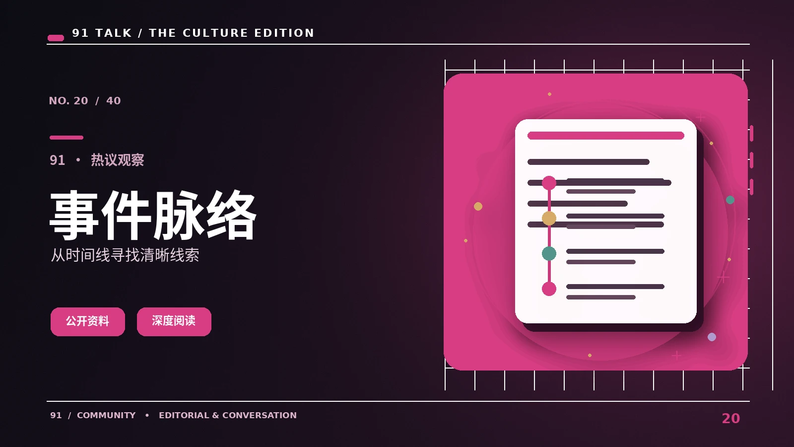 热点档案观察:值得留意的三个细节